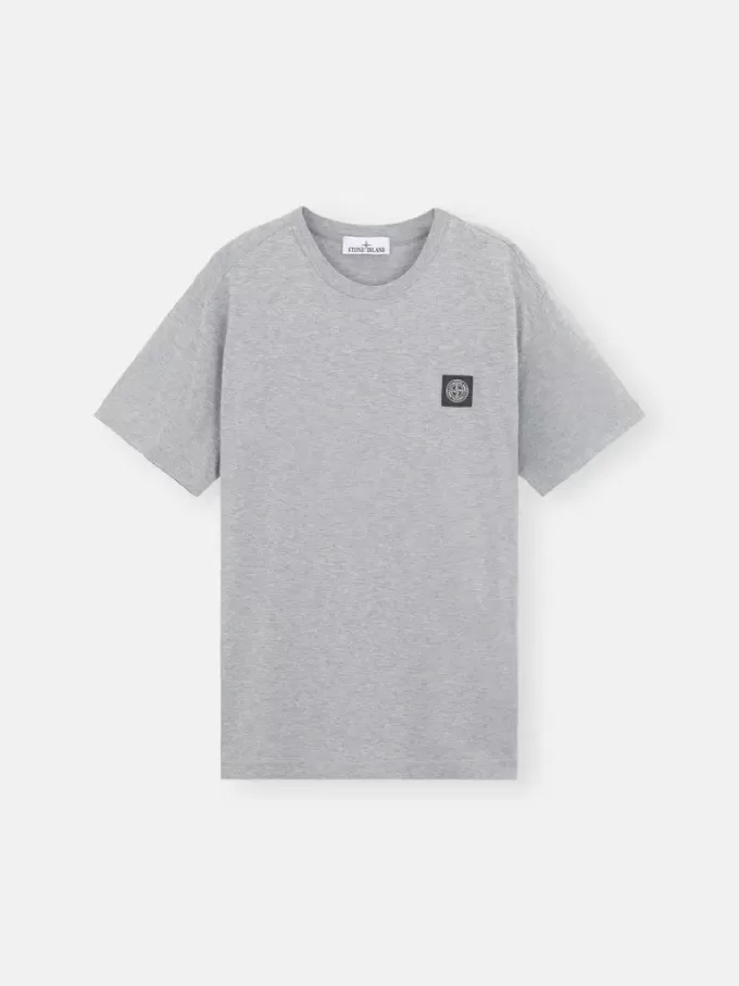 Slim fit-T-shirt med korta ärmar och Compass-märke