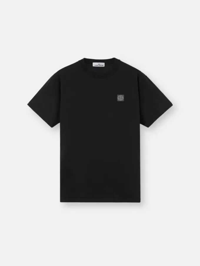 Slim fit-T-shirt med korta ärmar och Compass-märke