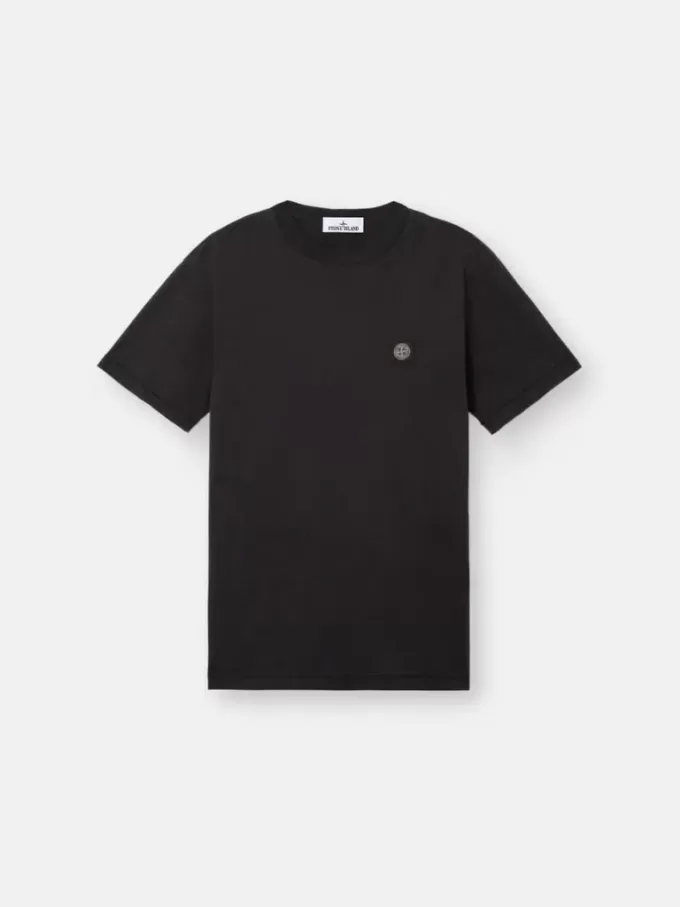 Slim fit-T-shirt med korta ärmar och Compass-märke