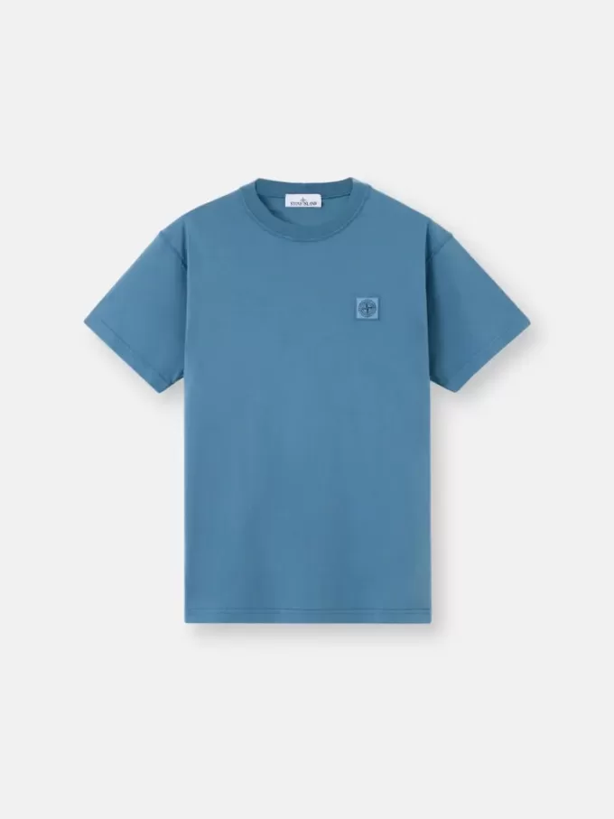 Slim fit-T-shirt med korta ärmar och Compass-märke
