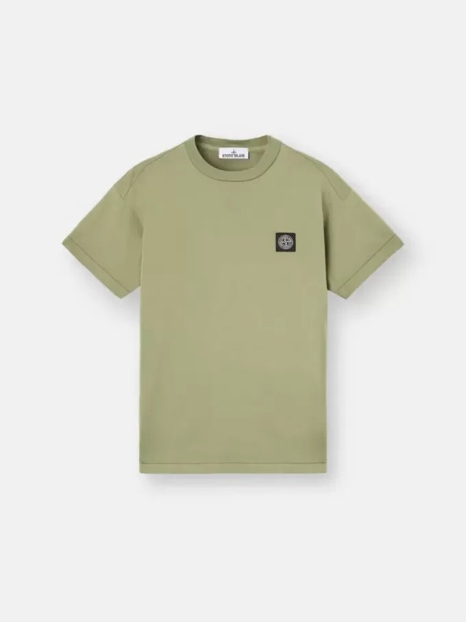 Slim fit-T-shirt med korta ärmar och Compass-märke