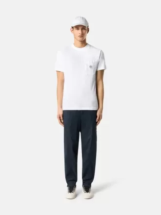 Slim fit-T-shirt med korta ärmar och Compass-märke