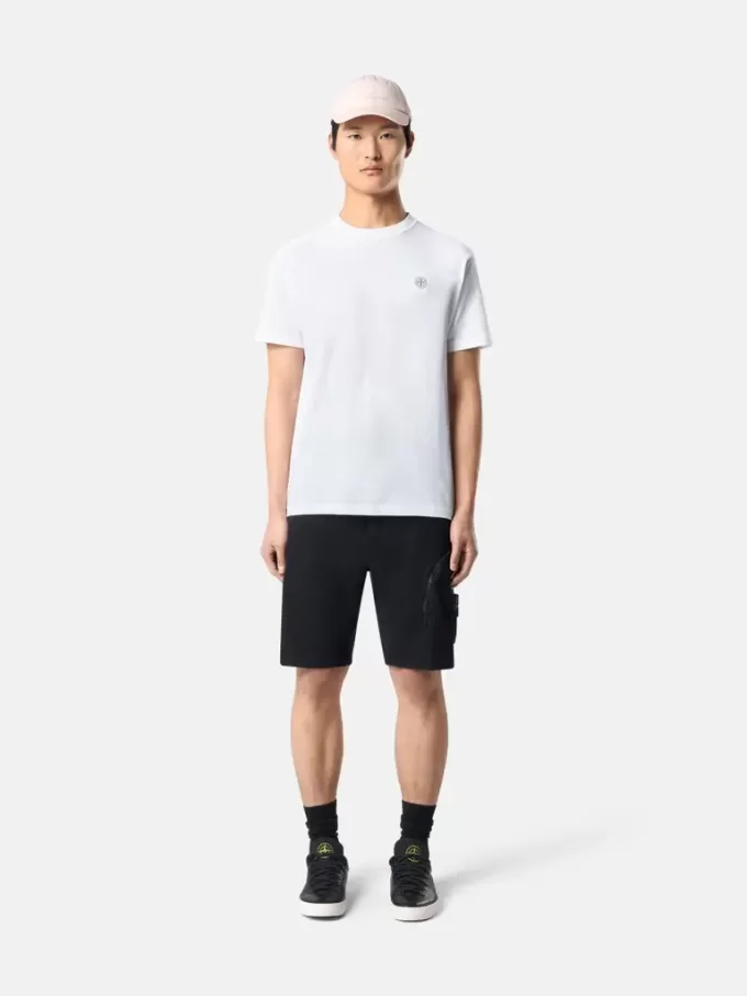 Slim fit-T-shirt med korta ärmar och Compass-märke