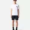 Slim fit-T-shirt med korta ärmar och Compass-märke