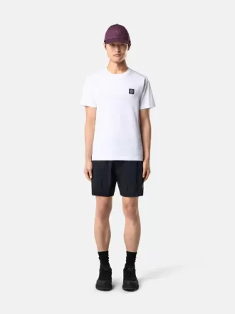 Slim fit-T-shirt med korta ärmar och Compass-märke