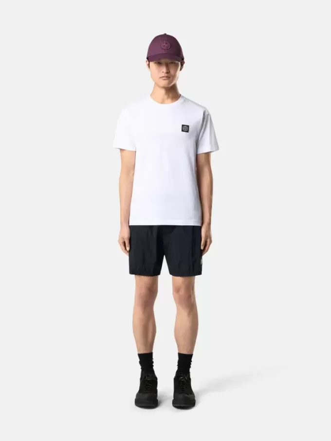 Slim fit-T-shirt med korta ärmar och Compass-märke