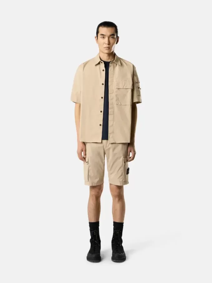 Slim fit-T-shirt med korta ärmar och Compass-märke