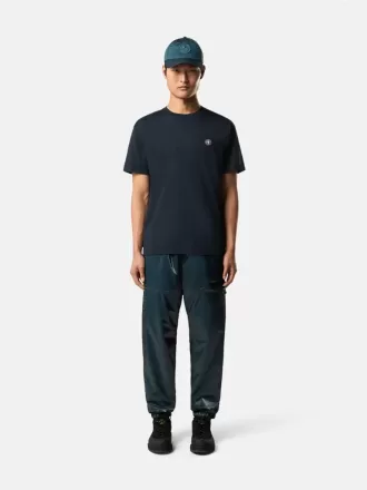 Slim fit-T-shirt med korta ärmar och Compass-märke