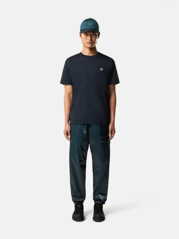 Slim fit-T-shirt med korta ärmar och Compass-märke