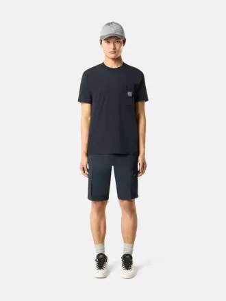 Slim fit-T-shirt med korta ärmar och Compass-märke