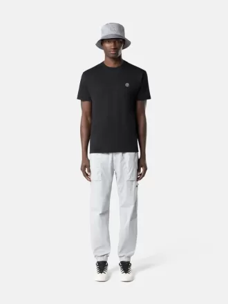 Slim fit-T-shirt med korta ärmar och Compass-märke