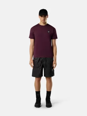 Slim fit-T-shirt med korta ärmar och Compass-märke