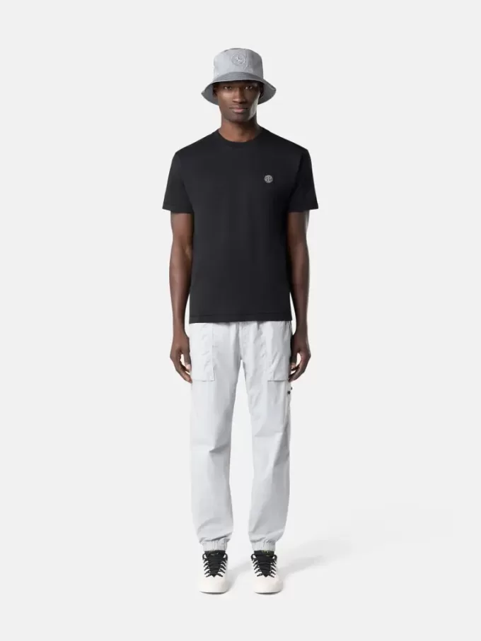 Slim fit-T-shirt med korta ärmar och Compass-märke