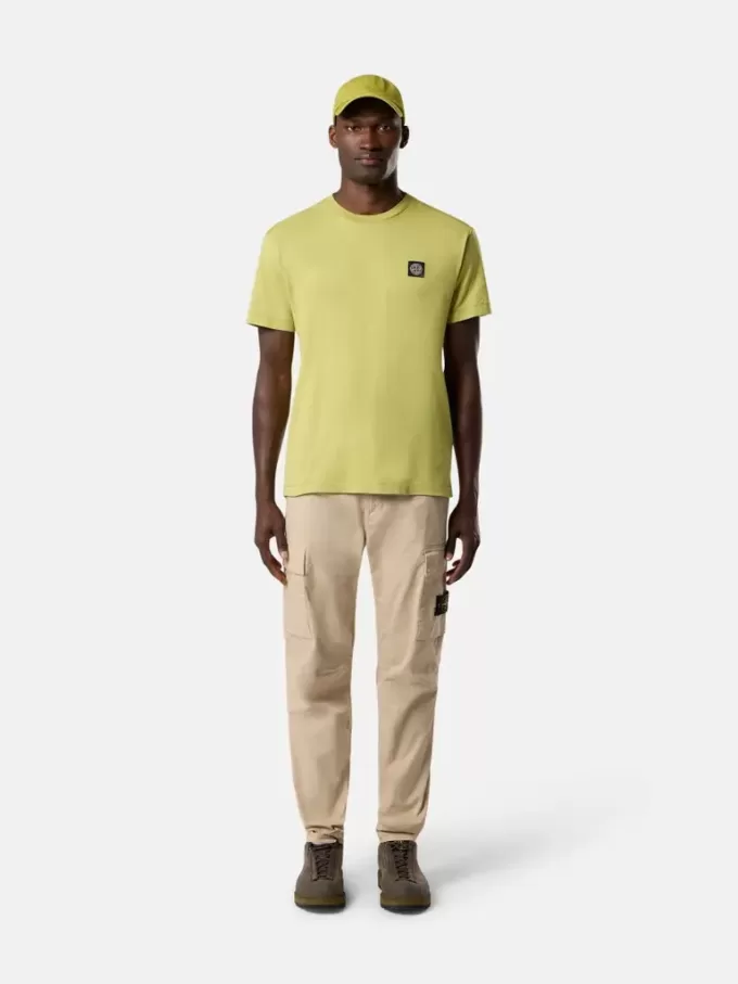 Slim fit-T-shirt med korta ärmar och Compass-märke