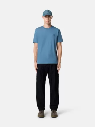 Slim fit-T-shirt med korta ärmar och Compass-märke