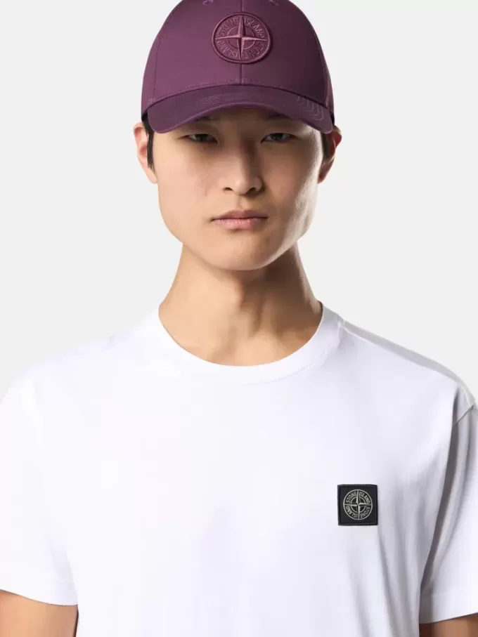 Slim fit-T-shirt med korta ärmar och Compass-märke
