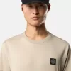 Slim fit-T-shirt med korta ärmar och Compass-märke