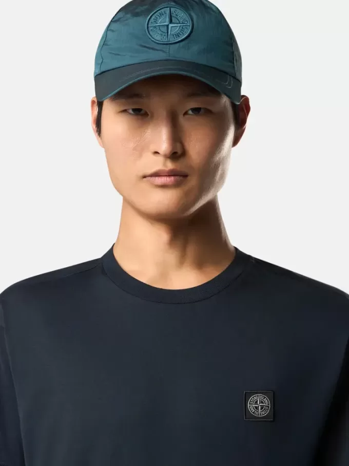 Slim fit-T-shirt med korta ärmar och Compass-märke