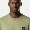 Slim fit-T-shirt med korta ärmar och Compass-märke