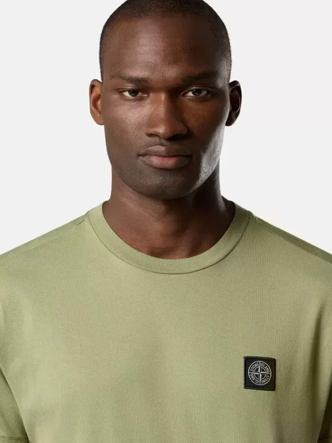 Slim fit-T-shirt med korta ärmar och Compass-märke