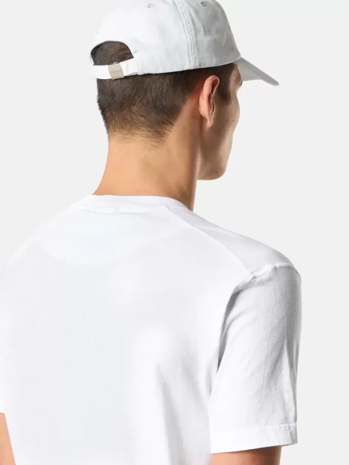 Slim fit-T-shirt med korta ärmar och Compass-märke Slim fit-T-shirt med korta ärmar och Compass-märke
