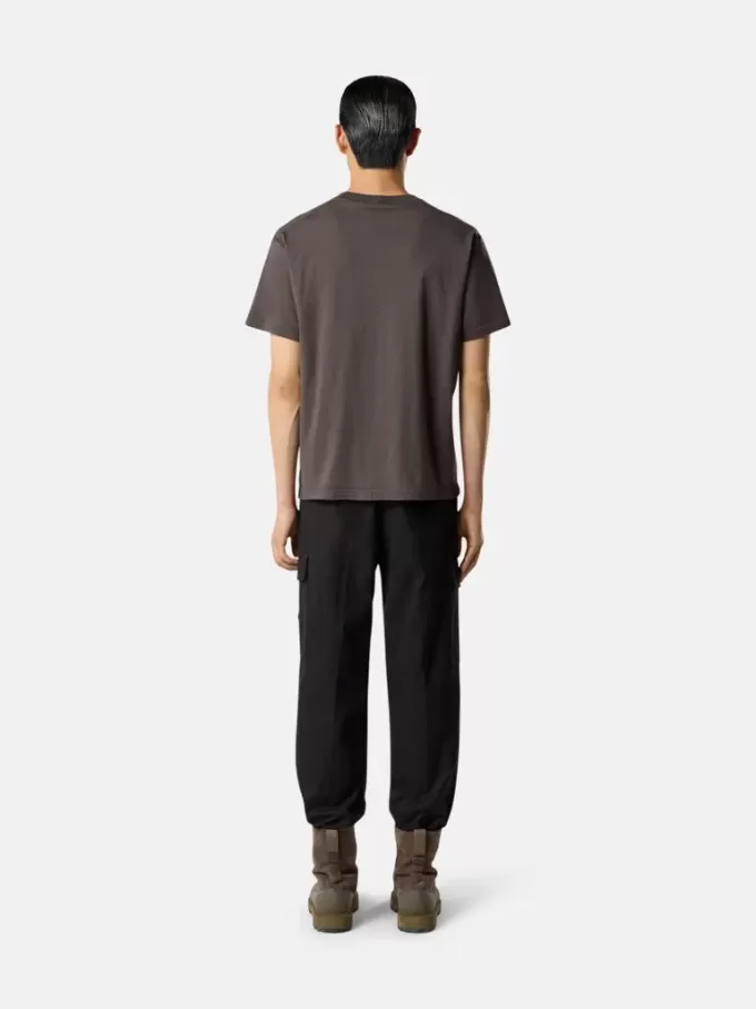 Slim fit-T-shirt med korta ärmar och Compass-märke