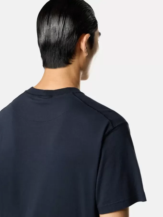 Slim fit-T-shirt med korta ärmar och Compass-märke