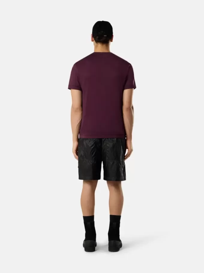Slim fit-T-shirt med korta ärmar och Compass-märke