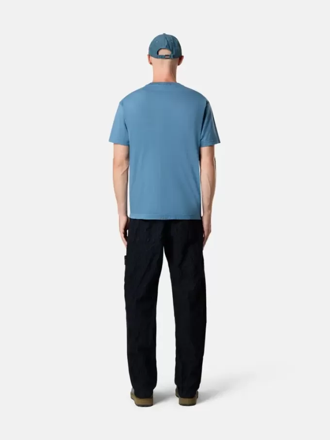 Slim fit-T-shirt med korta ärmar och Compass-märke