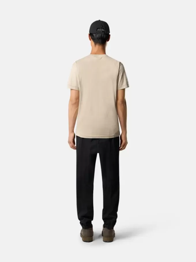 Slim fit-T-shirt med korta ärmar och Compass-märke