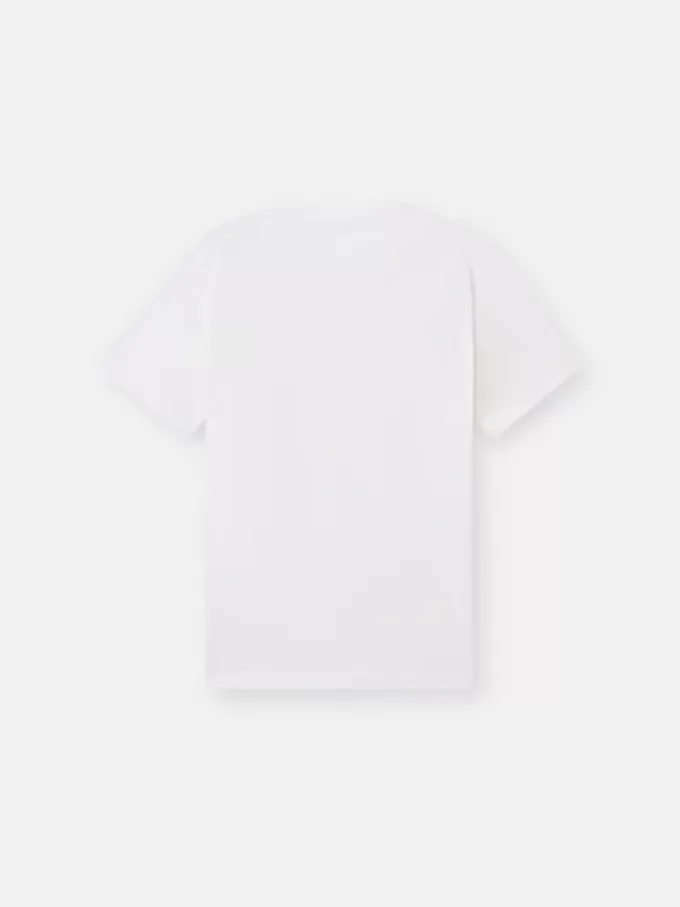 Slim fit-T-shirt med korta ärmar och Compass-märke Slim fit-T-shirt med korta ärmar och Compass-märke