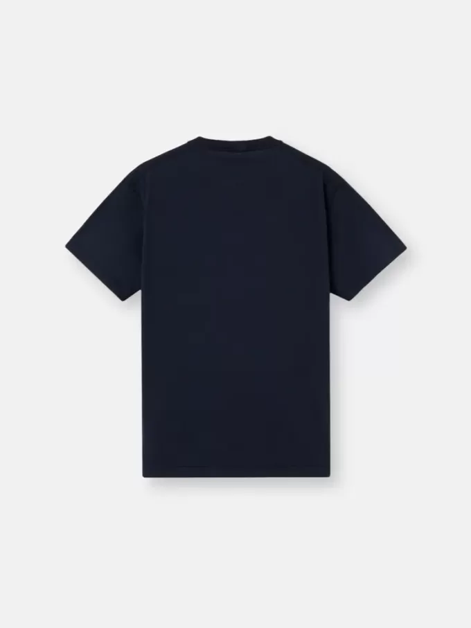Slim fit-T-shirt med korta ärmar och Compass-märke