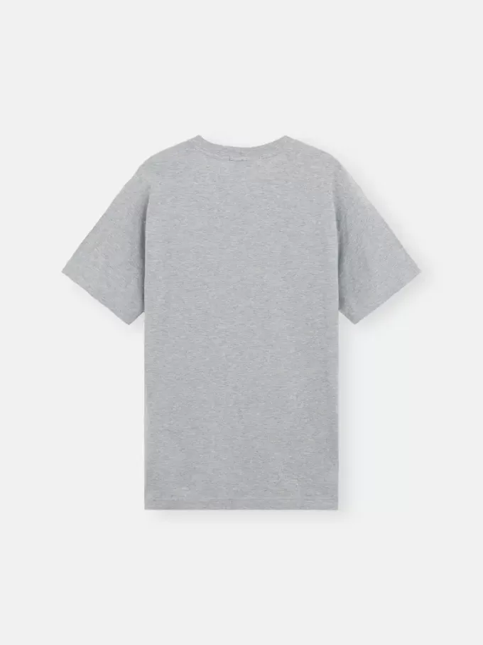 Slim fit-T-shirt med korta ärmar och Compass-märke