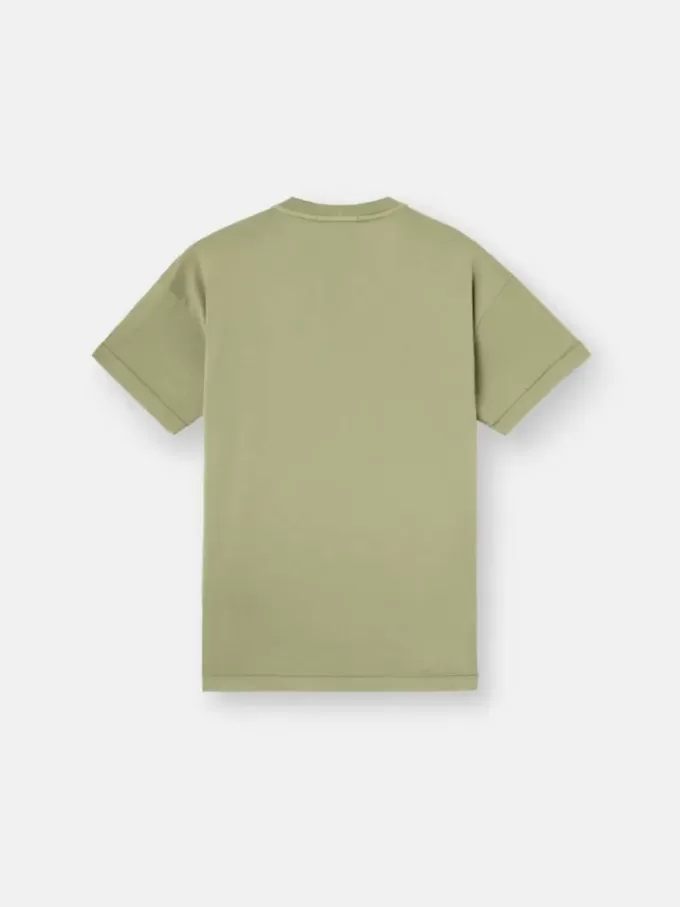 Slim fit-T-shirt med korta ärmar och Compass-märke