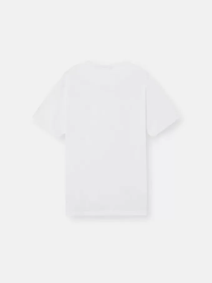 Slim fit-T-shirt med korta ärmar och Compass-märke