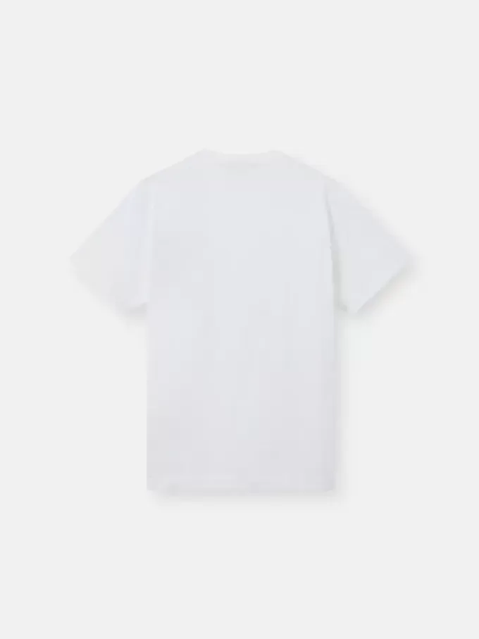Slim fit-T-shirt med korta ärmar och Compass-märke
