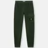 Sweatpants i normal passform med bälgficka på benet
