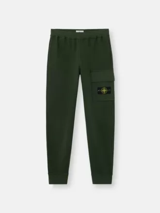 Sweatpants i normal passform med bälgficka på benet