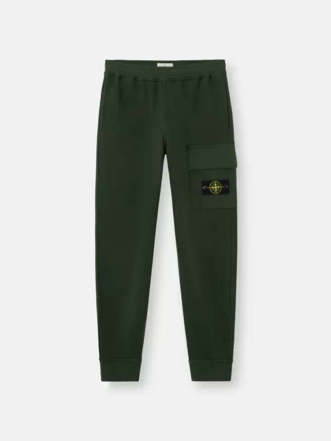 Sweatpants i normal passform med bälgficka på benet