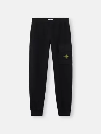 Sweatpants i normal passform med bälgficka på benet