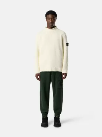 Sweatpants i normal passform med bälgficka på benet