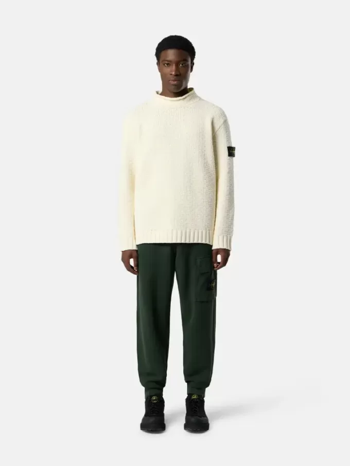 Sweatpants i normal passform med bälgficka på benet