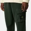 Sweatpants i normal passform med bälgficka på benet