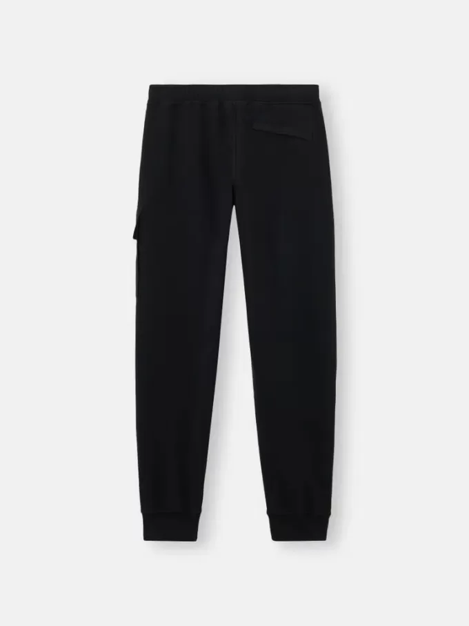 Sweatpants i normal passform med bälgficka på benet