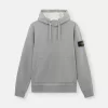 Sweatshirt med dragsko i huvan och fickor