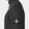Sweatshirt med halv dragkedja och påsydda fickor