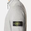 Sweatshirt med halv dragkedja och påsydda fickor