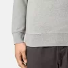 Sweatshirt med halv dragkedja och påsydda fickor