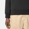Sweatshirt med halv dragkedja och påsydda fickor