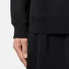 Sweatshirt med halv dragkedja och ribbade insatser